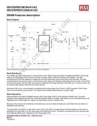 IS61DDPB251236A-400M3L Datasheet Page 4