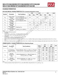 IS61LF102418B-7.5TQ Datasheet Page 15