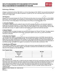 IS61LF102418B-7.5TQ Datasheet Page 23