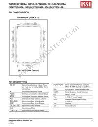 IS61LF12836A-7.5B2I-TR Datasheet Page 9