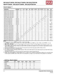 IS61LF12836A-7.5B2I-TR Datasheet Page 10