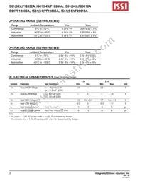 IS61LF12836A-7.5B2I-TR Datasheet Page 12