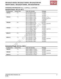IS61LF12836A-7.5B2I-TR Datasheet Page 21