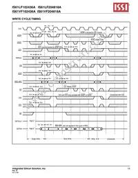 IS61LF204818A-7.5TQLI Datasheet Page 15