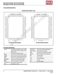 IS61LF25636B-7.5TQLI Datasheet Page 8