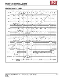 IS61LF25636B-7.5TQLI Datasheet Page 17