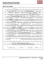 IS61LF25636B-7.5TQLI Datasheet Page 18