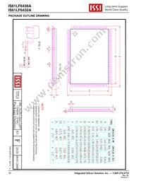 IS61LF6436A-8.5TQI Datasheet Page 16