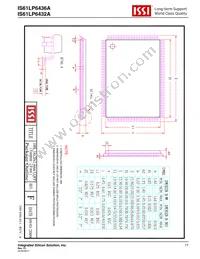 IS61LP6436A-133TQ Datasheet Page 17
