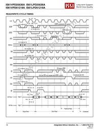 IS61LPD25636A-200TQLI Datasheet Page 16