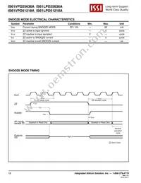 IS61LPD25636A-200TQLI Datasheet Page 18