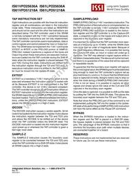 IS61LPD25636A-200TQLI Datasheet Page 21