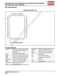 IS61LPS25636A-200B2I-TR Datasheet Page 9