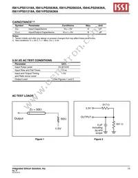 IS61LPS25636A-200B2I-TR Datasheet Page 15