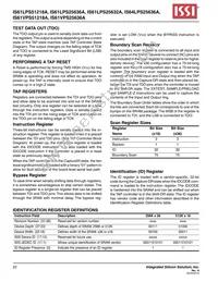 IS61LPS25636A-200B2I-TR Datasheet Page 22