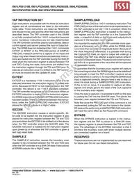 IS61LPS51218B-200TQLI-TR Datasheet Page 23