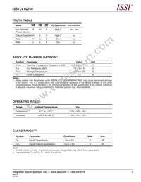 IS61LV10248-10T-TR Datasheet Page 3