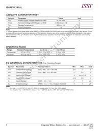 IS61LV12816L-10LQI-TR Datasheet Page 4