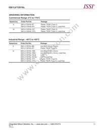 IS61LV12816L-10LQI-TR Datasheet Page 13