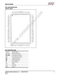 IS61LV12824-8BL-TR Datasheet Page 3