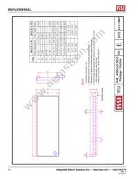IS61LV25616AL-10T-TR Datasheet Page 14