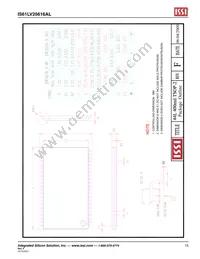 IS61LV25616AL-10T-TR Datasheet Page 15