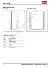 IS61LV2568L-10T Datasheet Page 2