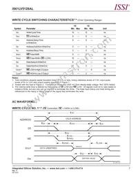 IS61LV5128AL-10T-TR Datasheet Page 7