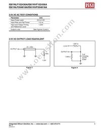 IS61NLF102436A-7.5TQLI-TR Datasheet Page 9
