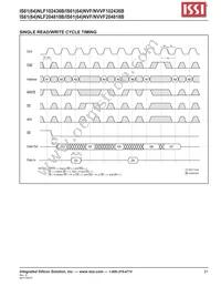 IS61NLF102436B-6.5TQLI Datasheet Page 21