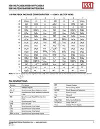 IS61NLF12836A-7.5TQI Datasheet Page 5