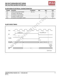 IS61NLF12836A-7.5TQI Datasheet Page 17