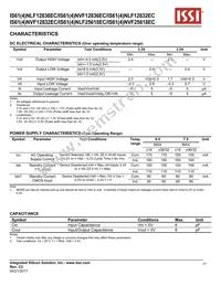 IS61NLF25618EC-7.5TQLI Datasheet Page 17