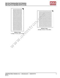 IS61NLF25636A-7.5B2I-TR Datasheet Page 3