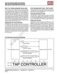 IS61NLF25636A-7.5B2I-TR Datasheet Page 23