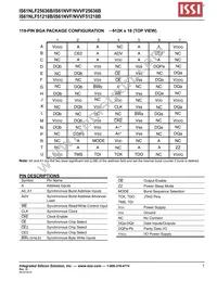 IS61NLF51218B-7.5TQLI Datasheet Page 7