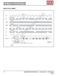 IS61NLF51218B-7.5TQLI Datasheet Page 18