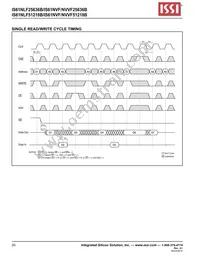 IS61NLF51218B-7.5TQLI Datasheet Page 20