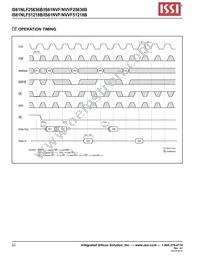 IS61NLF51218B-7.5TQLI Datasheet Page 22