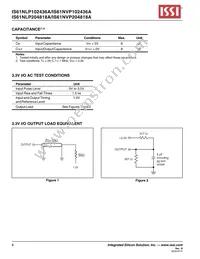 IS61NLP204818A-166TQ-TR Datasheet Page 8