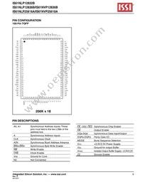 IS61NLP25618A-200B3I-TR Datasheet Page 9