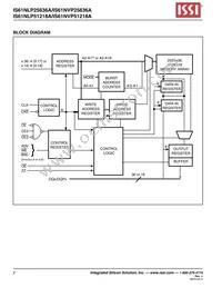 IS61NLP25636A-200B2LI Datasheet Page 2