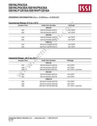IS61NLP6432A-200TQLI Datasheet Page 19