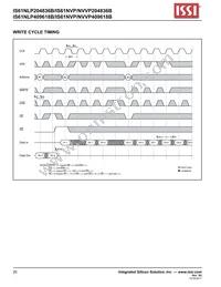 IS61NVP204836B-166TQLI Datasheet Page 20