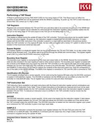 IS61QDB24M18A-250B4LI Datasheet Page 21