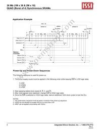 IS61QDB41M36-250M3L Datasheet Page 6