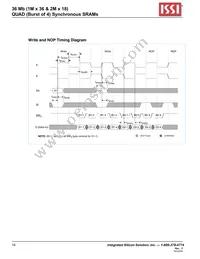 IS61QDB41M36-250M3L Datasheet Page 19