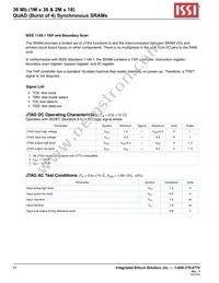 IS61QDB41M36-250M3L Datasheet Page 21