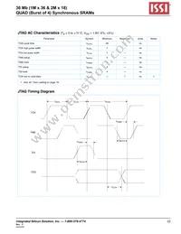 IS61QDB41M36-250M3L Datasheet Page 22