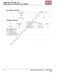 IS61QDB41M36-250M3L Datasheet Page 23